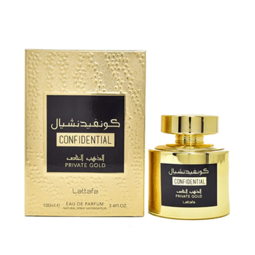CONFIDENTIAL PRIVATE GOLD 100ML LATTAFA EAU DE PARFUM