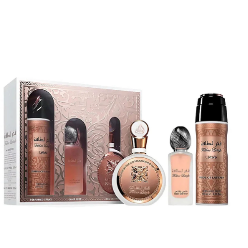 KIT FAKHAR ROSE LATTAFA EAU DE PARFUM