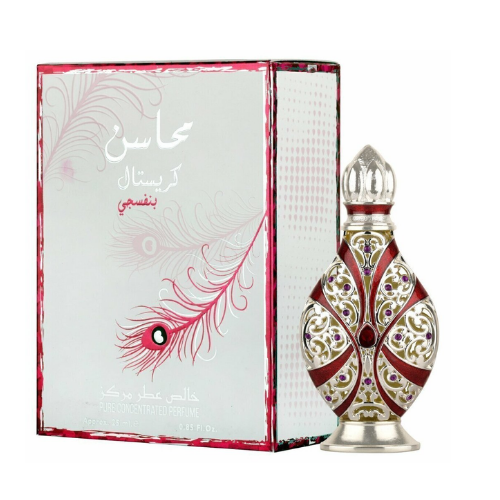MAHASIN CRYSTAL VIOLET 25ML LATTAFA PERFUME CONCENTRADO (ÓLEO)