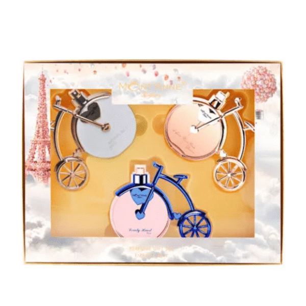 KIT MONT'ANNE GIFT SET 3X25ML I LOVE MONT' PARFUMS LUXE + I LOVE MONT' GLAMOUR + LOVELY HEART LUXE