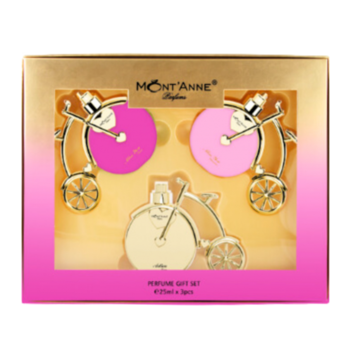 KIT MONT’ANNE GIFT SET 3X25ML MISS YOU LUXE + MISS YOU GLAMOUR + ADIEU LUXE