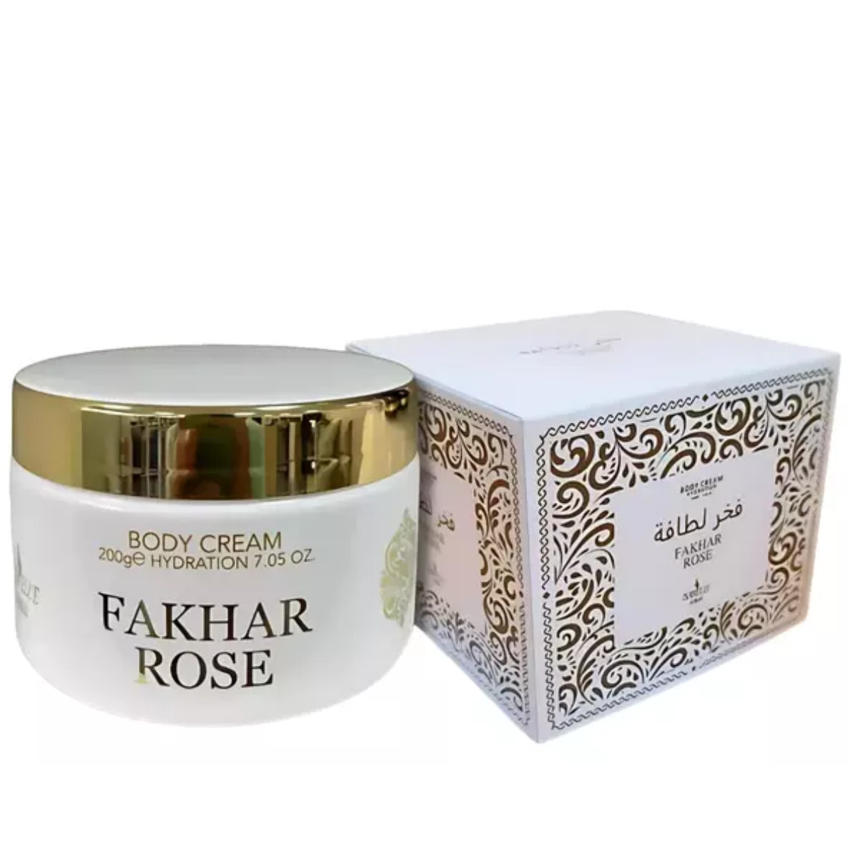 HIDRATANTE CORPORAL FAKHAR ROSE (POTE) 200G ISABELLE LA BELLE