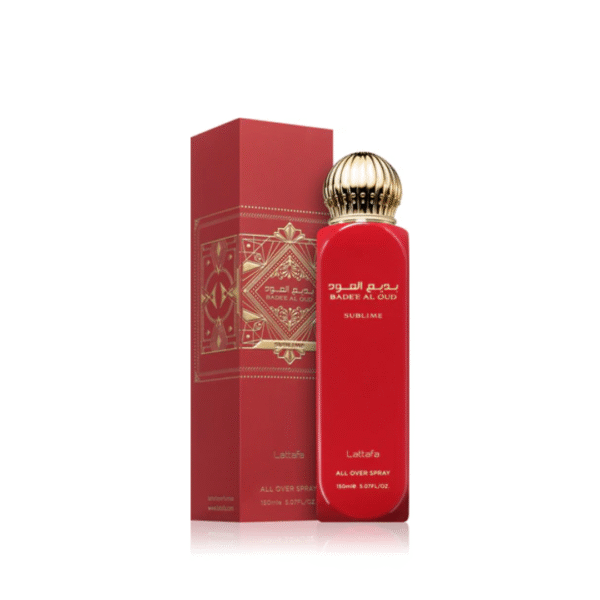 SPRAY PERFUMADO BADE'E AL OUD SUBLIME 150 ML LATTAFA ALL OVER SPRAY