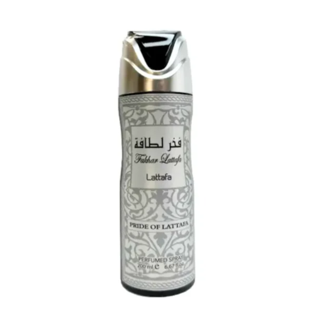DESODORANTE FAKHAR BLACK 200ML LATTAFA PERFUME SPRAY