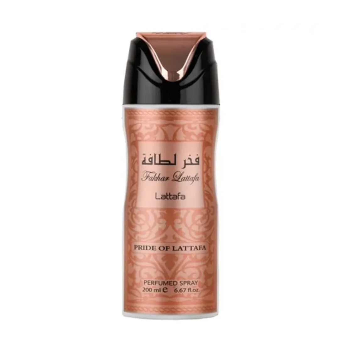 DESODORANTE FAKHAR ROSE 200ML LATTAFA PERFUME SPRAY