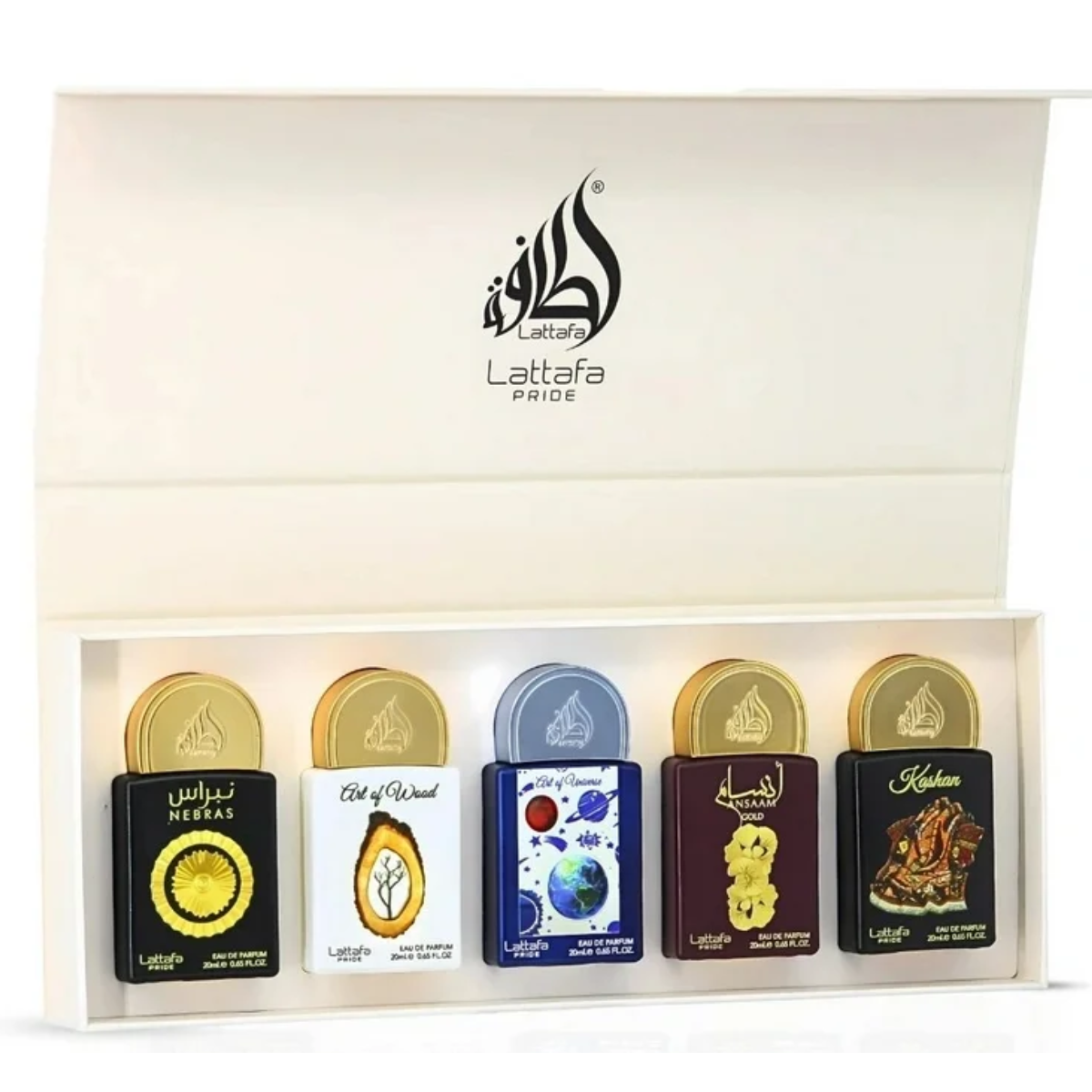 KIT LATTAFA PRIDE GIFT SET BOX 03 – 5 X 20ML LATTAFA EAU DE PARFUM