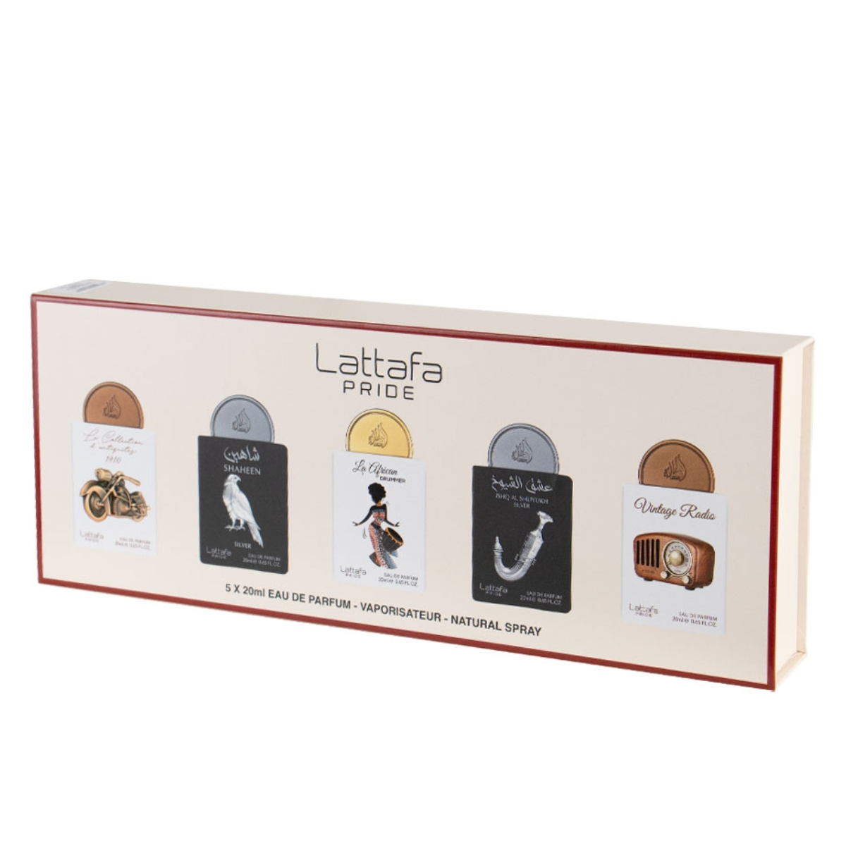 KIT LATTAFA PRIDE GIFT SET BOX 05 – 5 X 20ML LATTAFA EAU DE PARFUM