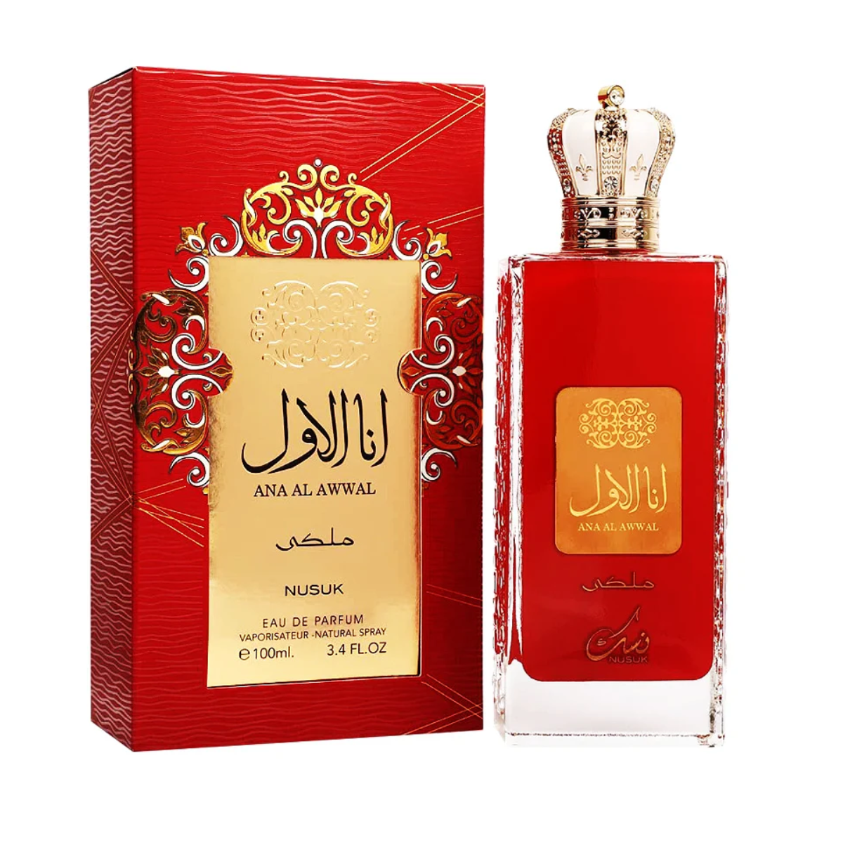 ANA AL AWWAL RED ROYAL 100ML NUSUK EAU DE PARFUM
