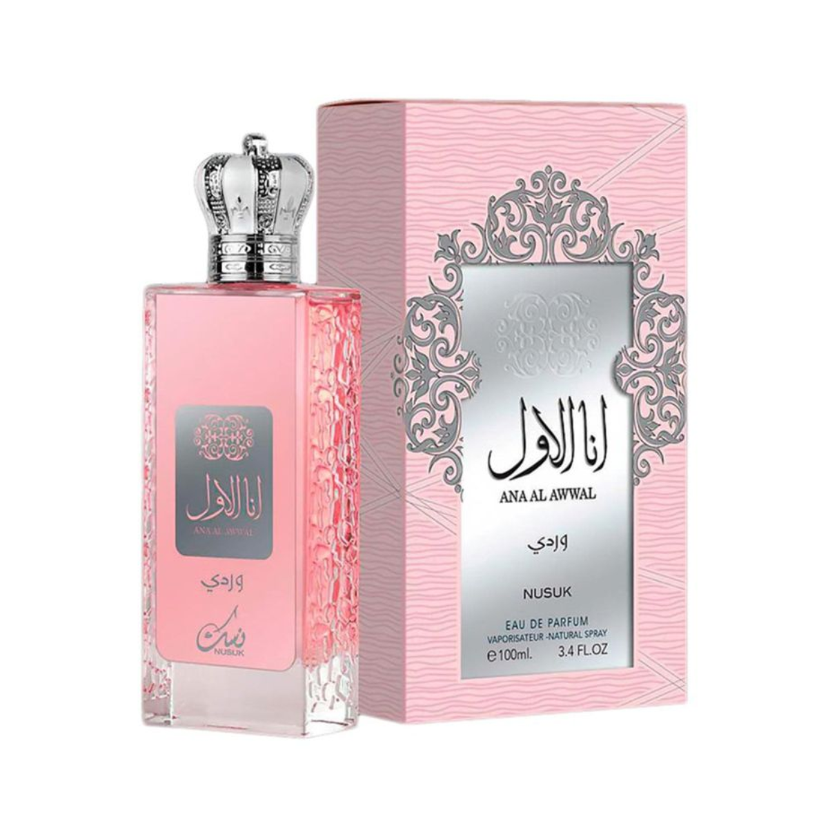 ANA AL AWWAL WARDI PINK 100ML NUSUK EAU DE PARFUM