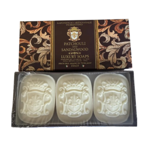 SABONETE FIORENTINO 3X125G PATCHOULI E SANDALWOOD